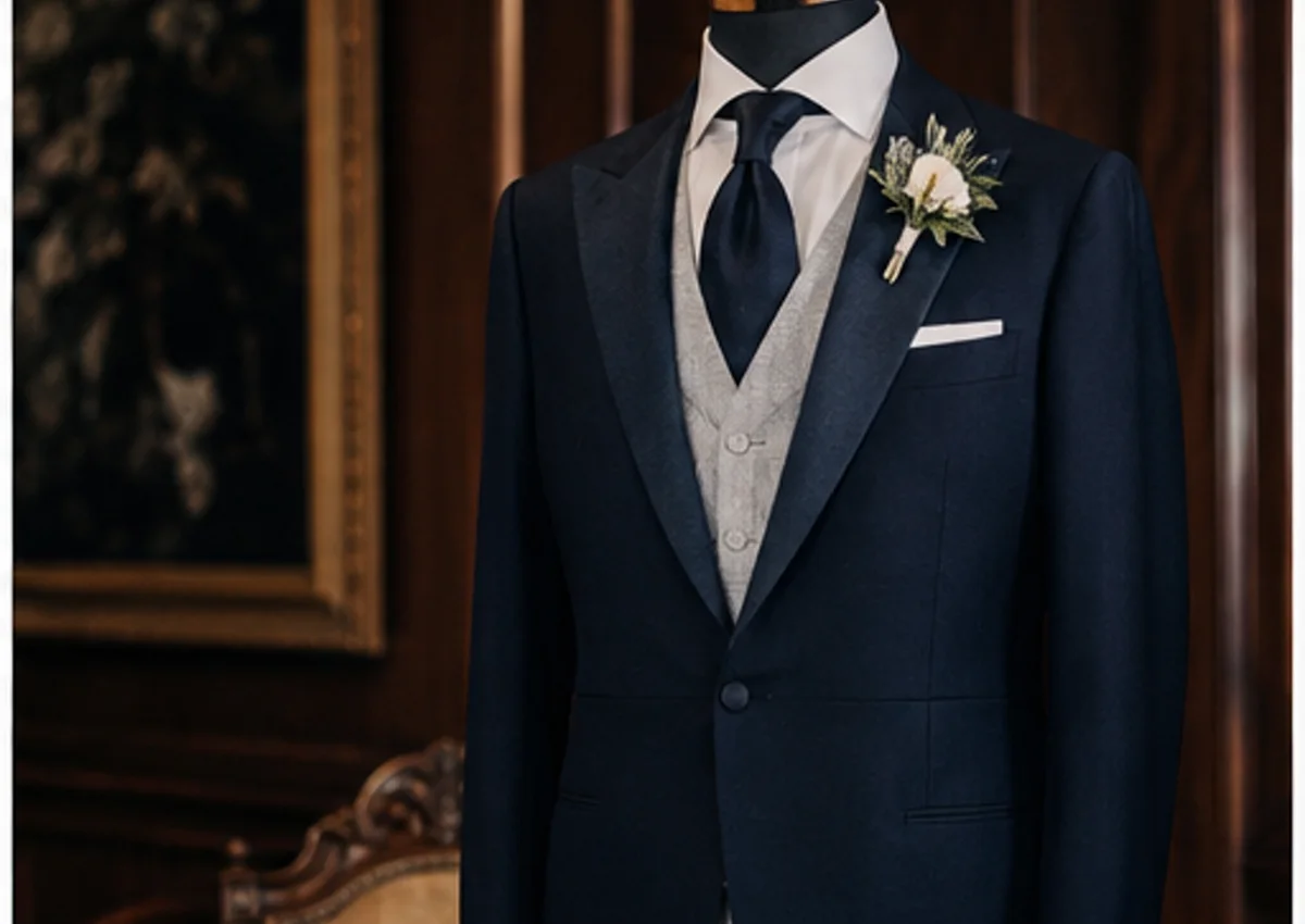 Formal tailoring prepared for an occasion